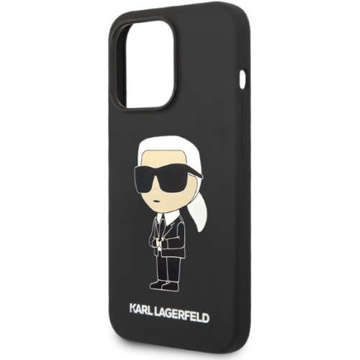 Karl Lagerfeld Hülle KLHMP14LSNIKBCK für iPhone 14 Pro 6.1" Hardcase Silikon Iconic Magsafe