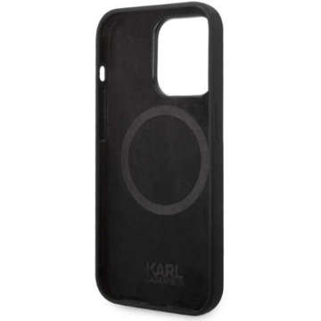 Karl Lagerfeld Hülle KLHMP14LSNIKBCK für iPhone 14 Pro 6.1" Hardcase Silikon Iconic Magsafe