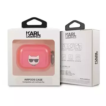 Karl Lagerfeld KLAPUCHFP AirPods Pro Abdeckung rosa / rosa Choupette