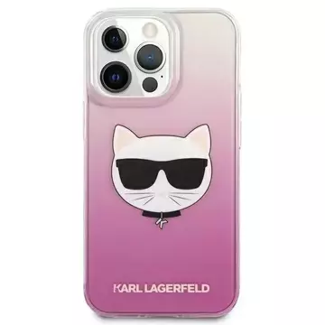 Karl Lagerfeld KLHCP13LCTRP iPhone 13 Pro / 13 6.1 "Hardcase Pink / Pink Choupette Head