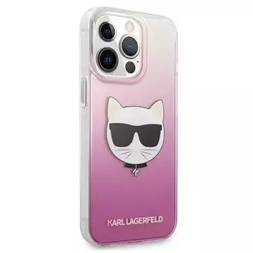 Karl Lagerfeld KLHCP13LCTRP iPhone 13 Pro / 13 6.1 "Hardcase Pink / Pink Choupette Head