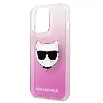 Karl Lagerfeld KLHCP13LCTRP iPhone 13 Pro / 13 6.1 "Hardcase Pink / Pink Choupette Head