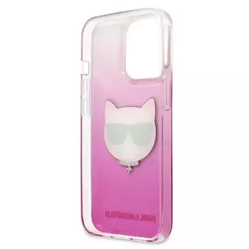 Karl Lagerfeld KLHCP13LCTRP iPhone 13 Pro / 13 6.1 "Hardcase Pink / Pink Choupette Head