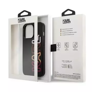 Karl Lagerfeld KLHCP13LPCOBK Schutzhülle für Apple iPhone 13 Pro / 13 6.1" schwarz/schwarz Hardcase Multipink Marke