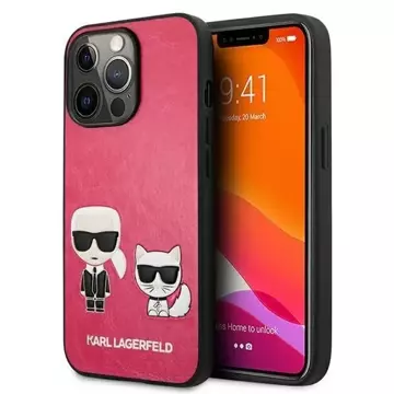 Karl Lagerfeld KLHCP13LPCUSKCP iPhone 13 Pro / 13 6.1 "fuchsia / fuchsia Hardcase Ikonik Karl