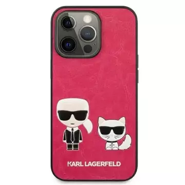 Karl Lagerfeld KLHCP13LPCUSKCP iPhone 13 Pro / 13 6.1 "fuchsia / fuchsia Hardcase Ikonik Karl