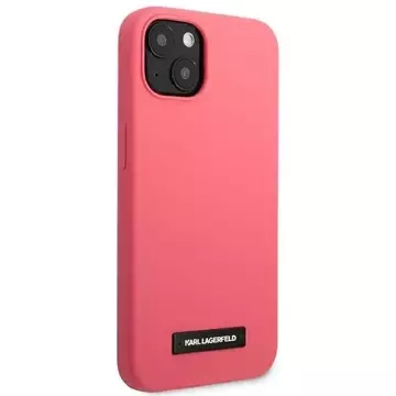 Karl Lagerfeld KLHCP13MSLMP1PI iPhone 13 6,1" Hardcase Fuksja/Fuchsia Silikonplakette