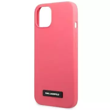 Karl Lagerfeld KLHCP13MSLMP1PI iPhone 13 6,1" Hardcase Fuksja/Fuchsia Silikonplakette