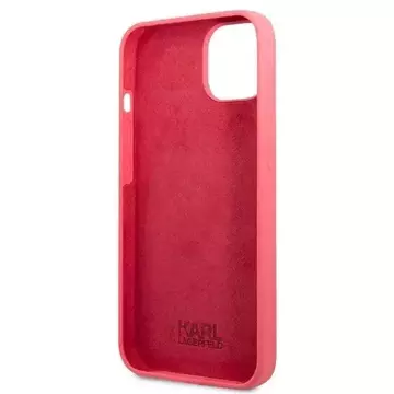 Karl Lagerfeld KLHCP13MSLMP1PI iPhone 13 6,1" Hardcase Fuksja/Fuchsia Silikonplakette