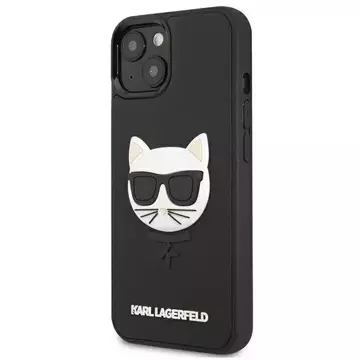 Karl Lagerfeld KLHCP13SCH3DBK 13 mini 5,4" Czarny/Black Hardcase 3D Rubber Choupette