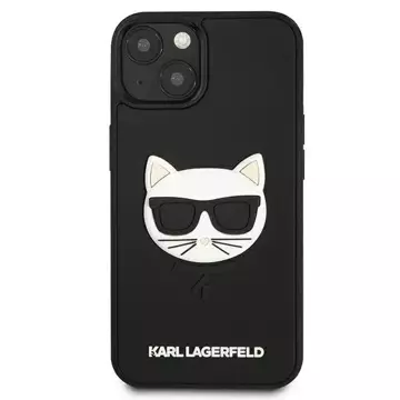 Karl Lagerfeld KLHCP13SCH3DBK 13 mini 5,4" Czarny/Black Hardcase 3D Rubber Choupette