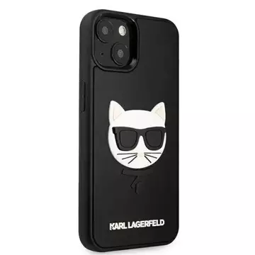 Karl Lagerfeld KLHCP13SCH3DBK 13 mini 5,4" Czarny/Black Hardcase 3D Rubber Choupette