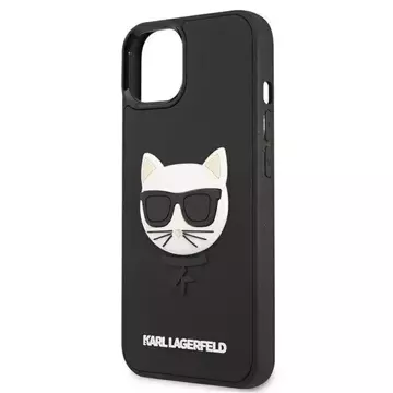 Karl Lagerfeld KLHCP13SCH3DBK 13 mini 5,4" Czarny/Black Hardcase 3D Rubber Choupette