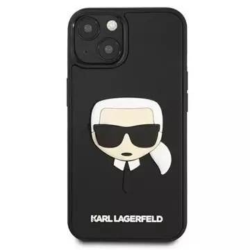 Karl Lagerfeld KLHCP13SKH3DBK iPhone 13 mini 5,4" Czarny/Black Hardcase 3D Rubber Karl`s Head