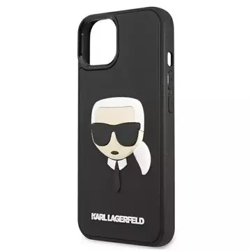 Karl Lagerfeld KLHCP13SKH3DBK iPhone 13 mini 5,4" Czarny/Black Hardcase 3D Rubber Karl`s Head