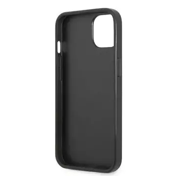 Karl Lagerfeld KLHCP13SPTLK Schutzhülle für Apple iPhone 13 Mini 5.4" Hardcase schwarz/schwarz Allover perforiert