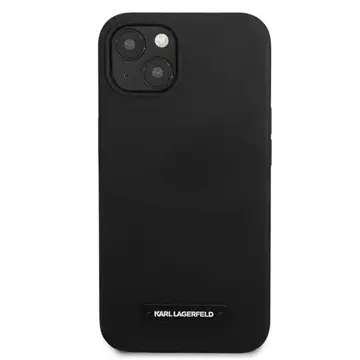 Karl Lagerfeld KLHCP13SSLMP1K iPhone 13 mini 5,4" Hardcase Czarny/Schwarz Silikonplakette