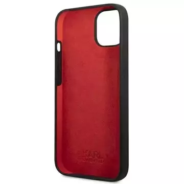 Karl Lagerfeld KLHCP13SSLMP1K iPhone 13 mini 5,4" Hardcase Czarny/Schwarz Silikonplakette