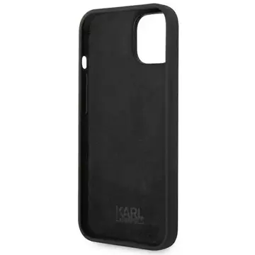 Karl Lagerfeld KLHCP14SSLCTBK Schutzhülle für Apple iPhone 14 6.1" Hardcase schwarz/schwarz Choupette Body aus Silikon