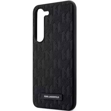 Karl Lagerfeld KLHCS23MSAKLHPK für Samsung Galaxy S23 S916 Hardcase czarny/black Saffiano Mono Metal Logo