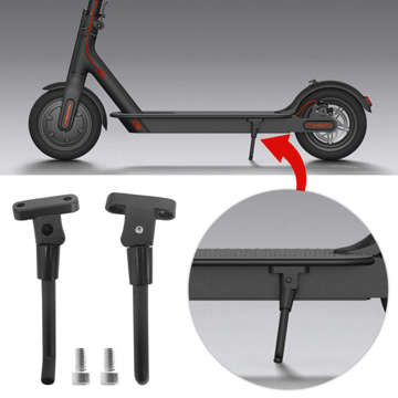 Kickstand faltbarer Elektrorollerfuß für Xiaomi M365 / Pro Black