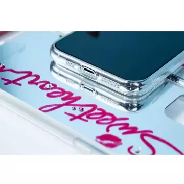 Kingxbar Angel Spiegelhülle verziert mit originalen Swarovski-Kristallen iPhone 11 Pro Max Spiegel transparent