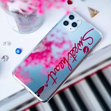 Kingxbar Angel Spiegelhülle verziert mit originalen Swarovski-Kristallen iPhone 11 Pro Max Spiegel transparent