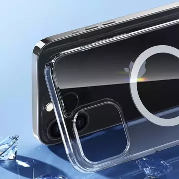 Kingxbar PQY Crystal Series Magnetische Hülle für iPhone 13 Pro Gehäuse Klare Abdeckung (MagSafe-kompatibel)