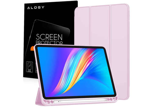 Klapphülle Alogy Smart Case Pencil für iPad Pro 11 2021 Rosa Glas