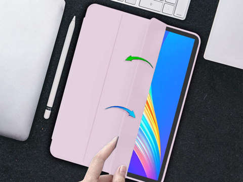 Klapphülle Alogy Smart Case Pencil für iPad Pro 11 2021 Rosa Glas