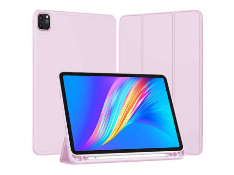 Klapphülle Alogy Smart Case Pencil für iPad Pro 11 2021 Rosa Glas