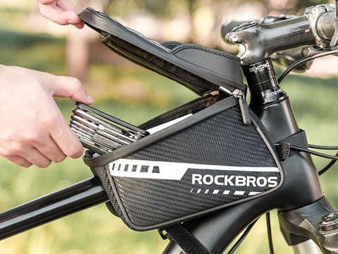 Koffertasche, Fahrradhalter RockBros 033BK, Packtasche für ein Fahrrad, am Rahmen Schwarz