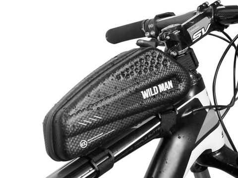 Koffertasche Fahrradtasche Fahrradhalter Wildman Bag EX 1l Schwarz