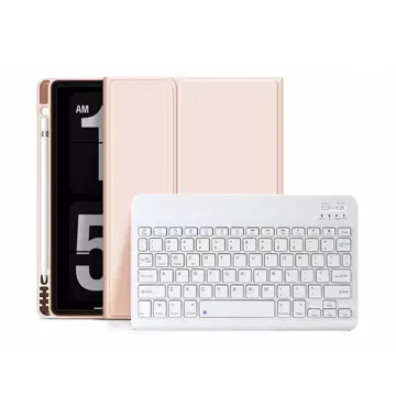 Kompatibel mit Tablet SC Pen Keyboard für Apple iPad 10.9 2022 PINK