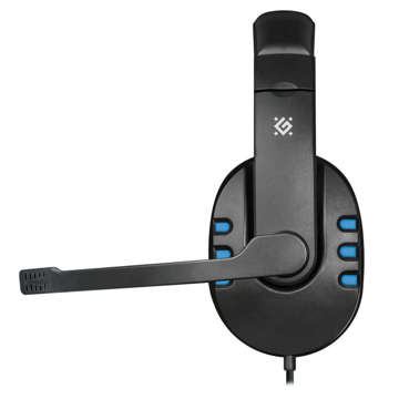 Kopfhörer DEFENDER mit Mikrofon für Gaming G-160 Gaming Schwarz und Blau