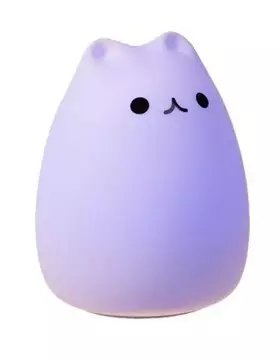 LED-Silikon-Nachtlampe für Kinder 16 Farben Lampe Kätzchen Katze Fernbedienung