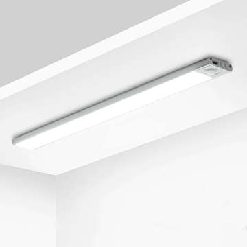 Lampe Alogy Slim LED-Unterschrank-Möbelbeleuchtung mit Batterie, Sensor 20 cm Weiß