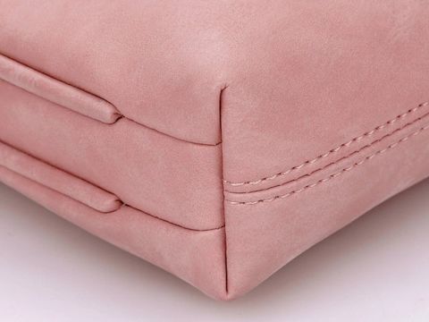 Ledertasche J.QMEI Laptophülle 15 "für MacBook Air / Pro Pink