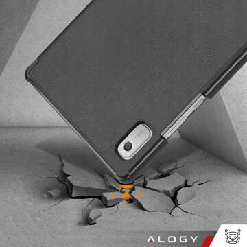 Lenovo Tab M9 2023 9" Tablet-Hülle TB310XU TB310FU Alogy Book Cover Case Schutzhülle Graues Glas