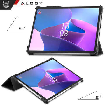 Lenovo Tab P11 Pro 2 Gen 11.2 Tablet-Hülle TB-132FU TB-132XU Hülle Alogy Book Cover Schwarz