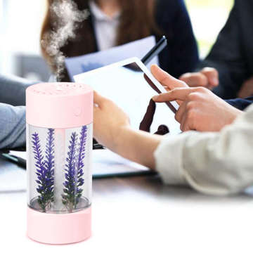 Luftbefeuchter Diffusor aus einem zarten Nebel dekorativen Lavendel Lavendel Pink