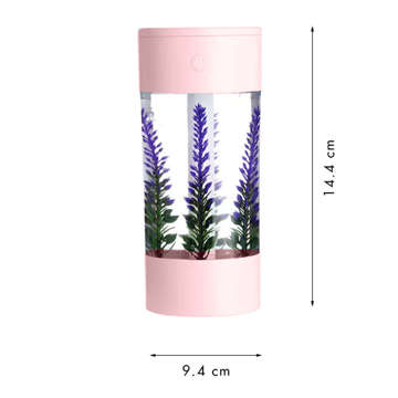 Luftbefeuchter Diffusor aus einem zarten Nebel dekorativen Lavendel Lavendel Pink