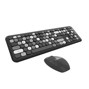 MOFII 666 2.4G Kabelloses Tastatur-Maus-Set (Schwarz)