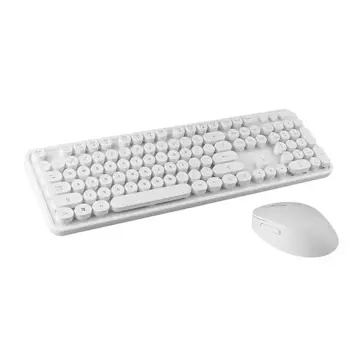 MOFII Sweet 2.4G kabelloses Tastatur-Maus-Set (weiß)