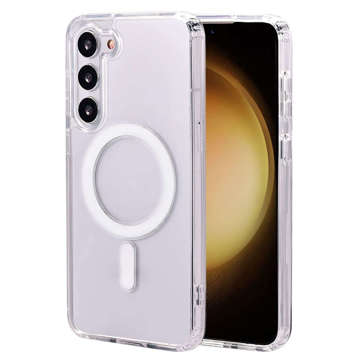 MagSafe Alogy Ring Mag Clear Case für Samsung Galaxy S23 Plus Qi-Ladegeräte Transparent