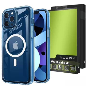 MagSafe Alogy Ultra Slim Mag Case für iPhone 12 / Pro Qi-Ladegeräte Transparent