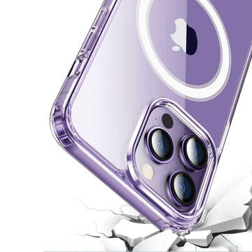 MagSafe Case Ultra Slim Mag Alogy for Qi für Apple iPhone 14 Pro transparentes Qi-Ladegerät