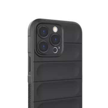 Magic Shield Case Hülle für iPhone 13 Pro Max elastische gepanzerte Hülle in Burgund