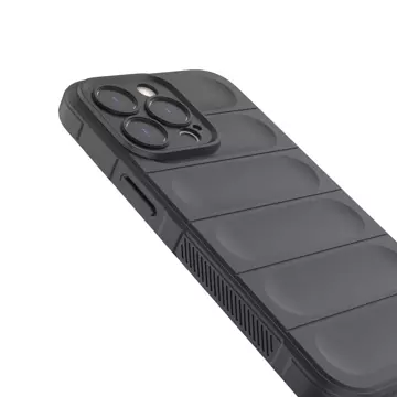 Magic Shield Case Hülle für iPhone 13 Pro Max elastische gepanzerte Hülle in Burgund