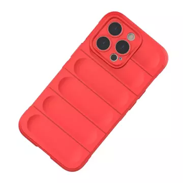 Magic Shield Case Hülle für iPhone 13 Pro Max elastische gepanzerte Hülle in Burgund